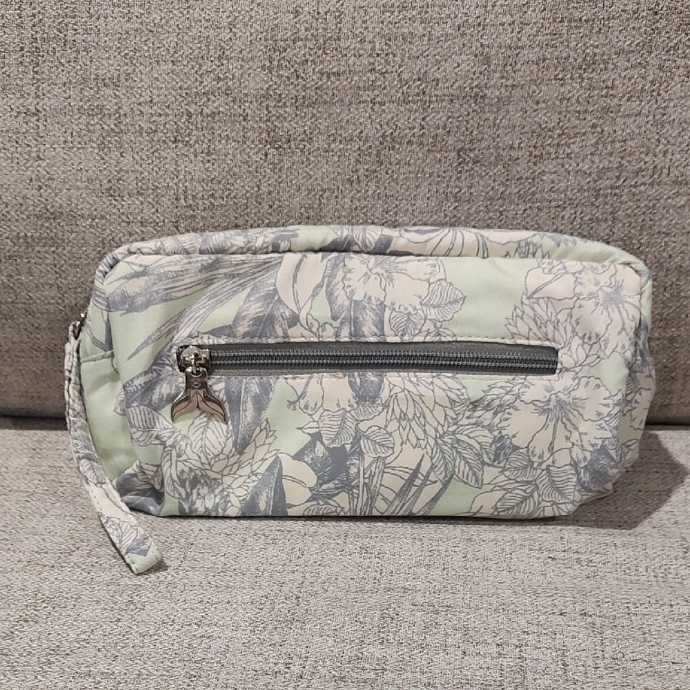 Maaji Wristlet Zip Pouch Grey/Mint